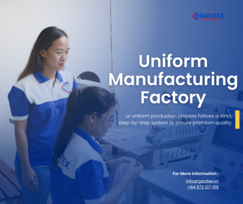 Garment factory workers cutting and sewing clothes