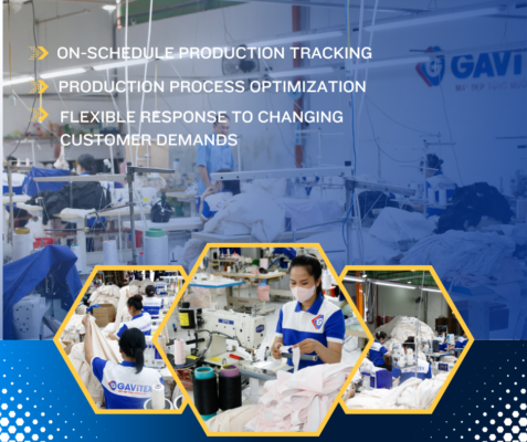 Fashion designer planning garment processing steps